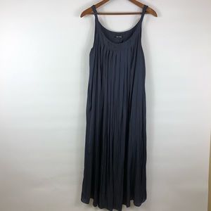 Nic + Zoe | Navy Blueprint Tent Pleats Dress